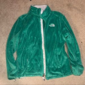 North Face women’s green jacket